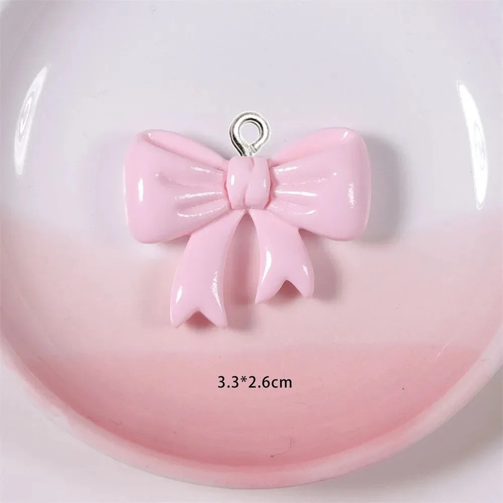 10 個のキャンディーカラーのリボン樹脂チャーム手作り装飾品 - Resin Crafts Diy のレビューと価格