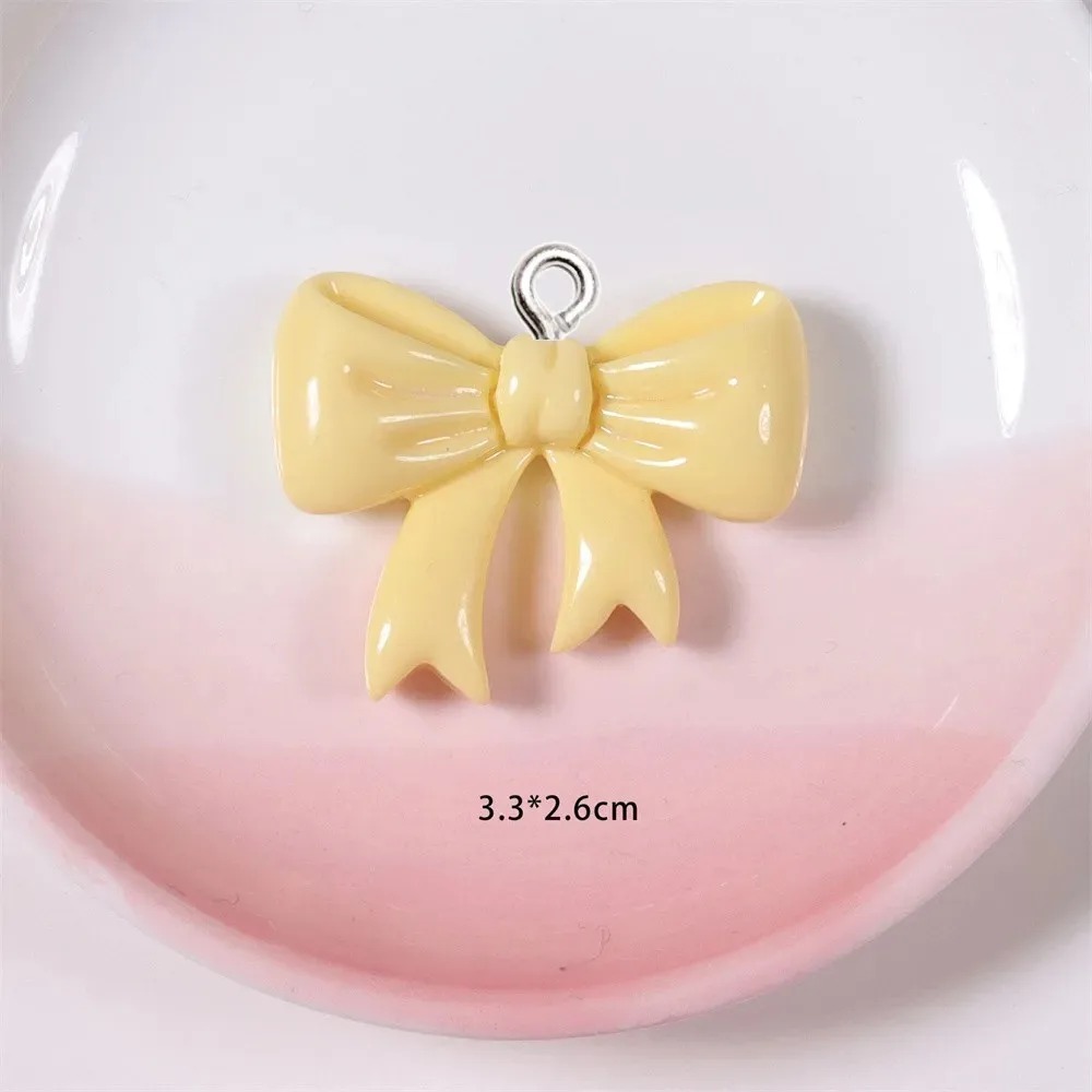 10 個のキャンディーカラーのリボン樹脂チャーム手作り装飾品 - Resin Crafts Diy のレビューと価格