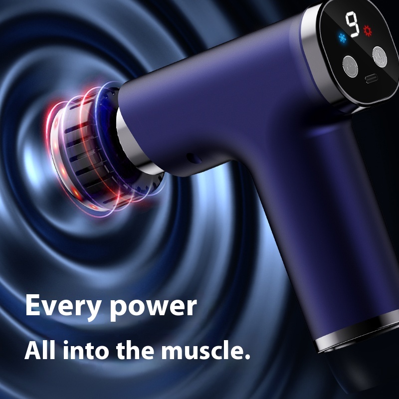 温冷ヘッド付き電動マッサージガン ポケットサイズの深部組織筋 - Heat Gun Small のレビューと価格