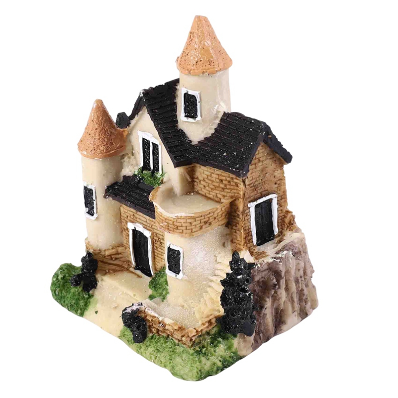 かわいいミニ樹脂ハウス ミニチュアハウス 妖精の庭の風景 ホ - Resin Crafts のレビューと価格