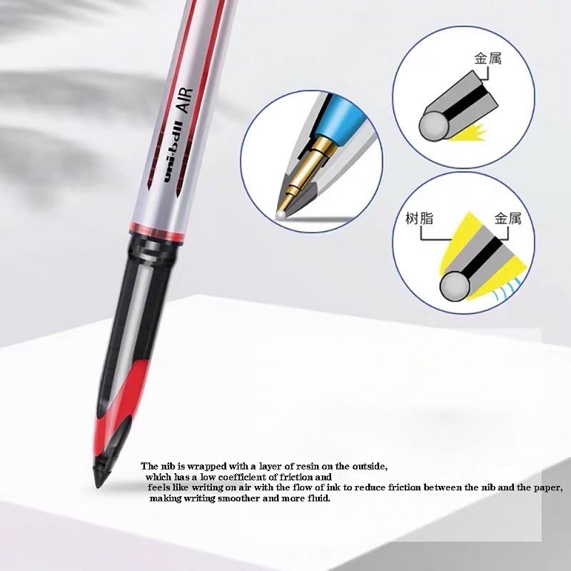 日本ユニボール AIR ストレート液体ゲルペン文具 0.5  - Pilot Pen V5 のレビューと価格