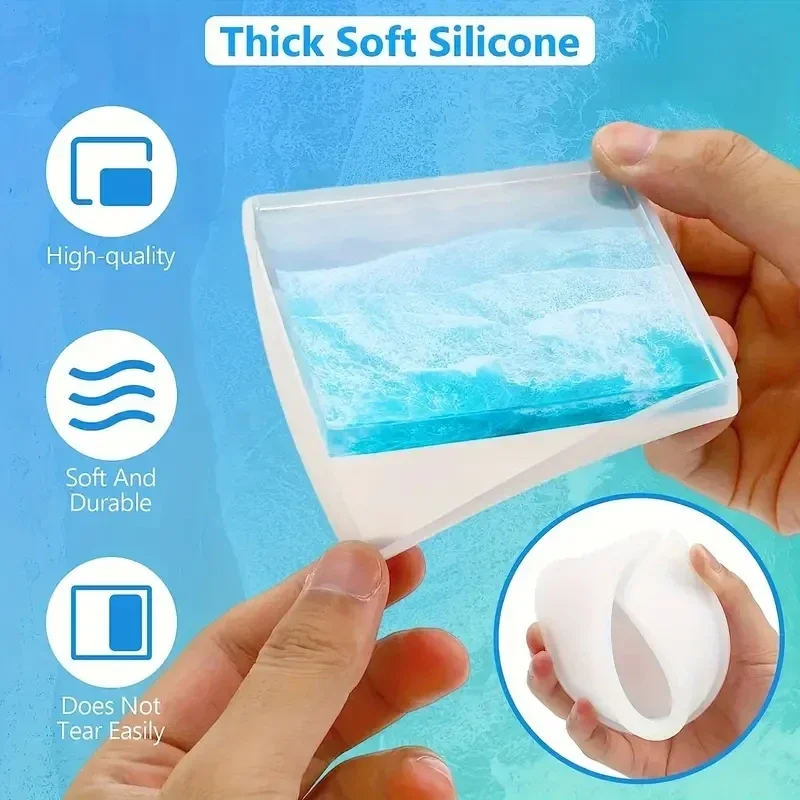 5個/セット DIY エポキシ樹脂カップコースター作成用シリ - Coaster Mold Round のレビューと価格