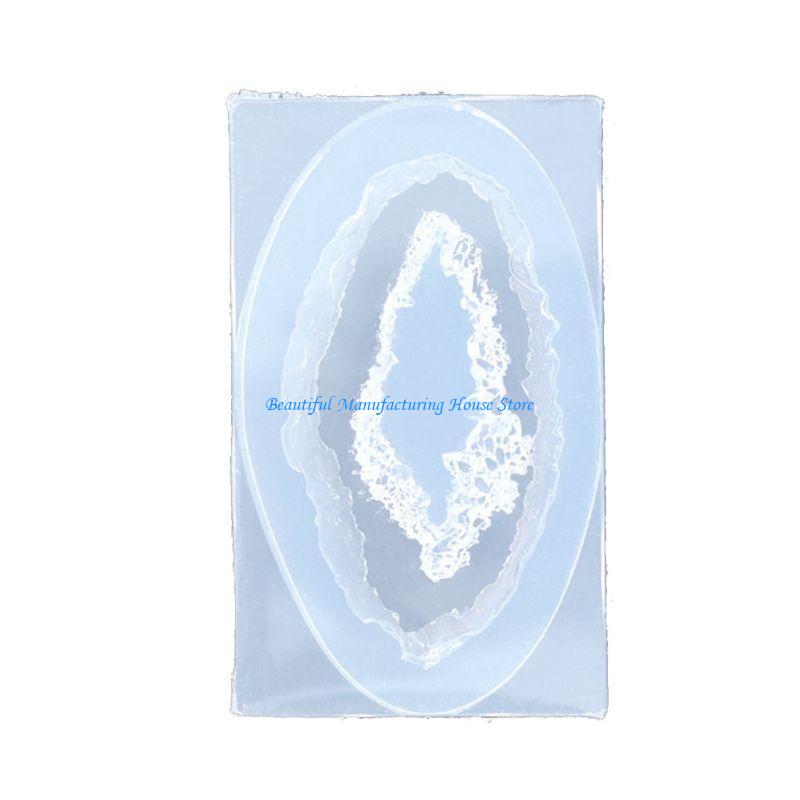 E56A クォーツロッククラスターモールド DIY 作成ネッ - Geode Mold Silicone のレビューと価格