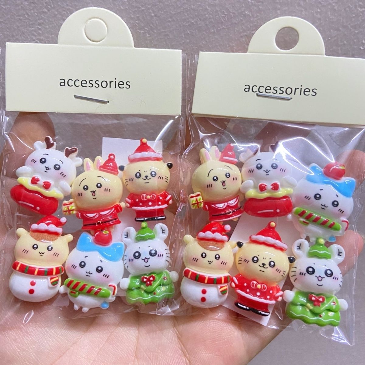 クリスマス無地チイカワ樹脂製取り外し可能ステッカー DIYス - Resin Craft Supplies のレビューと価格