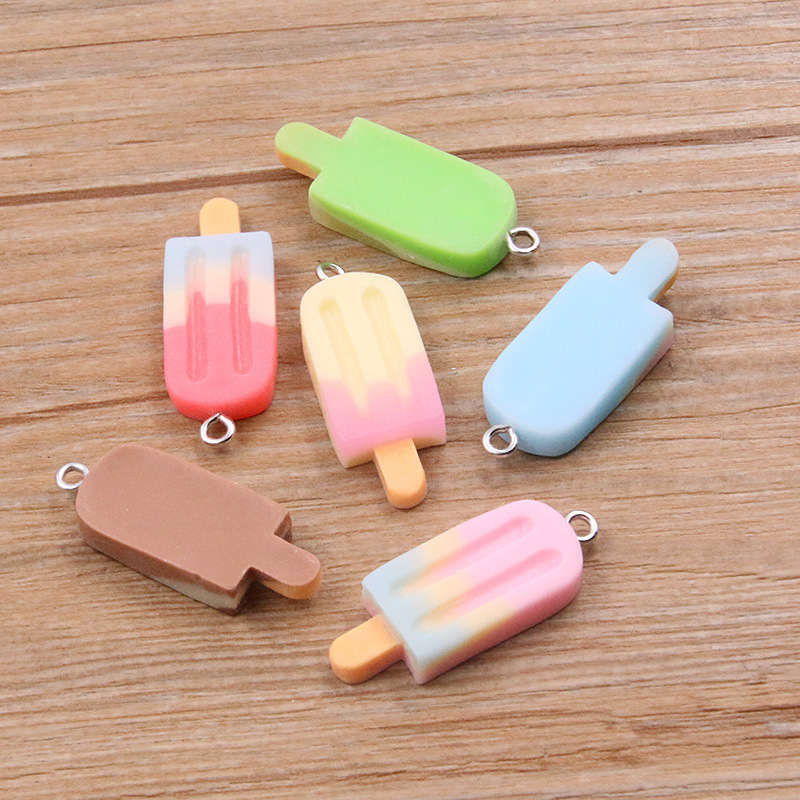 6個入り グラデーションアイスキャンディー レジンチャーム  - Resin Crafts Diy のレビューと価格
