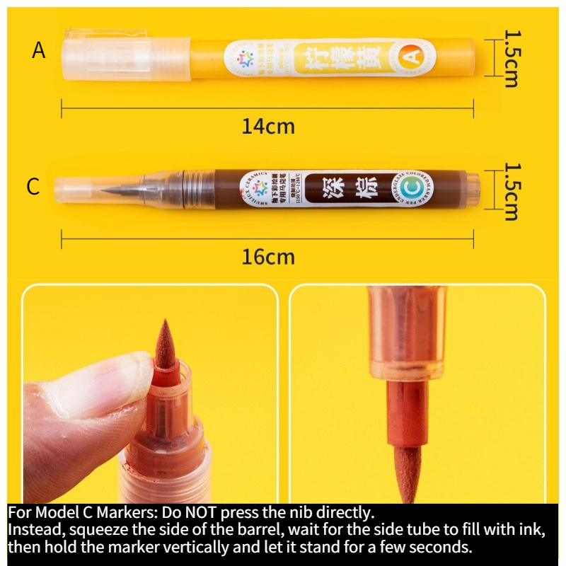 12 色陶器下絵用マーカーペンセラミックビスク DIY 絵画 - Copic Marker Sketch のレビューと価格