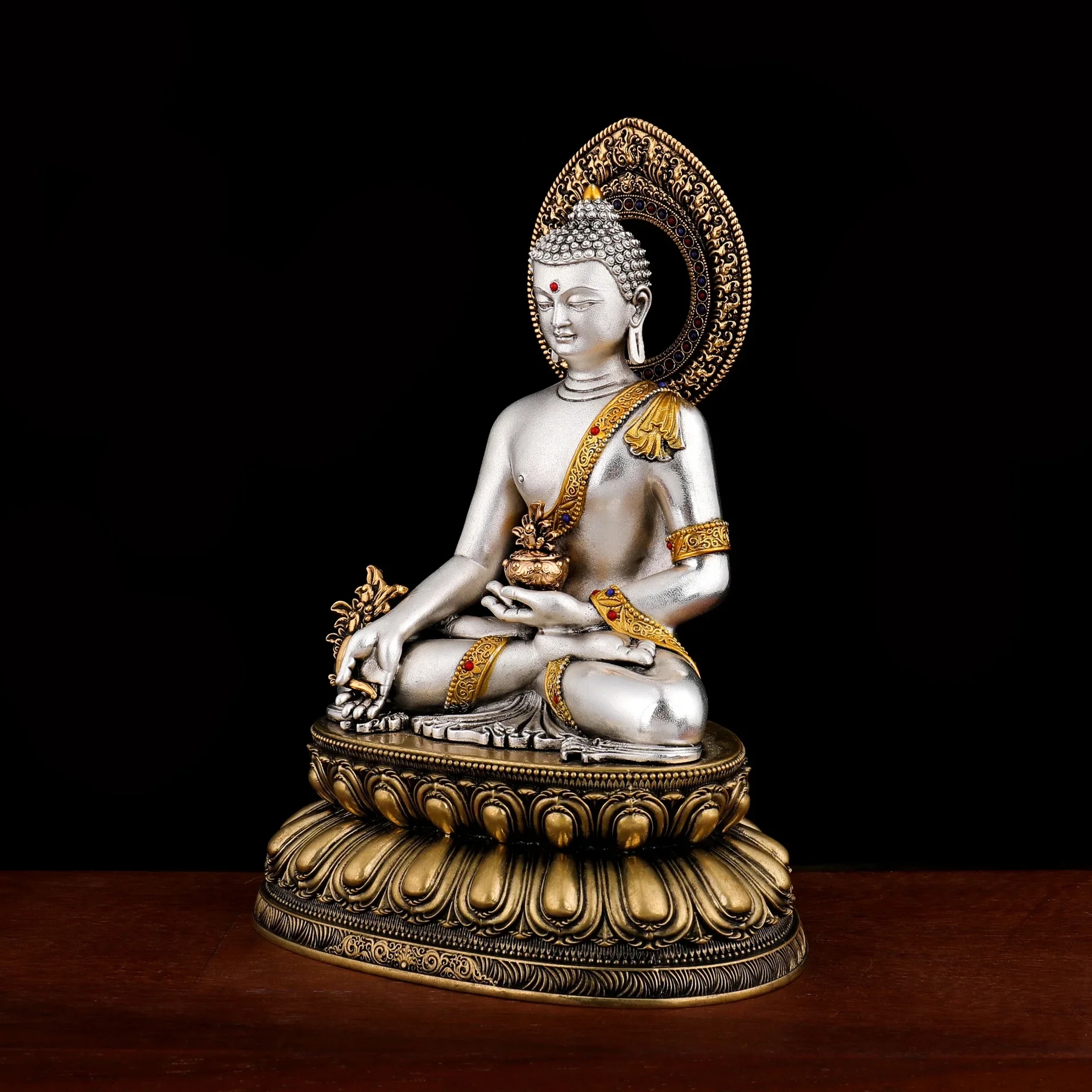 TQH-i7.7 薬師如来家庭用供物工芸品 携帯用小型仏像  - Resin Crafts のレビューと価格