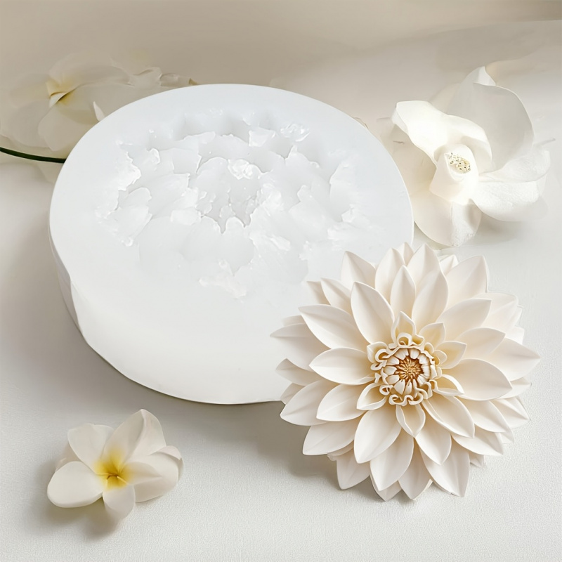蓮の花シリコンモールド、レジンクラフト用 - キャンドル、D - Resin Craft Ideas のレビューと価格