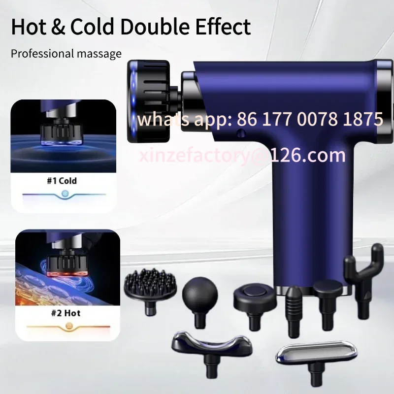 カスタマイズ可能な電動マッサージガン、温冷ヘッド付き、ポケッ - Heat Gun Small のレビューと価格