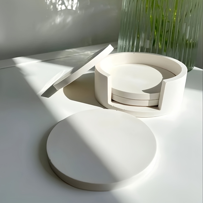 5個入り丸型コースターシリコンモールドセット、石膏コースター - Coaster Mold Round のレビューと価格