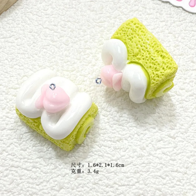 10個入り ミニチュアケーキ型レジンペンダント 可愛いデザー - Resin Craft Supplies のレビューと価格