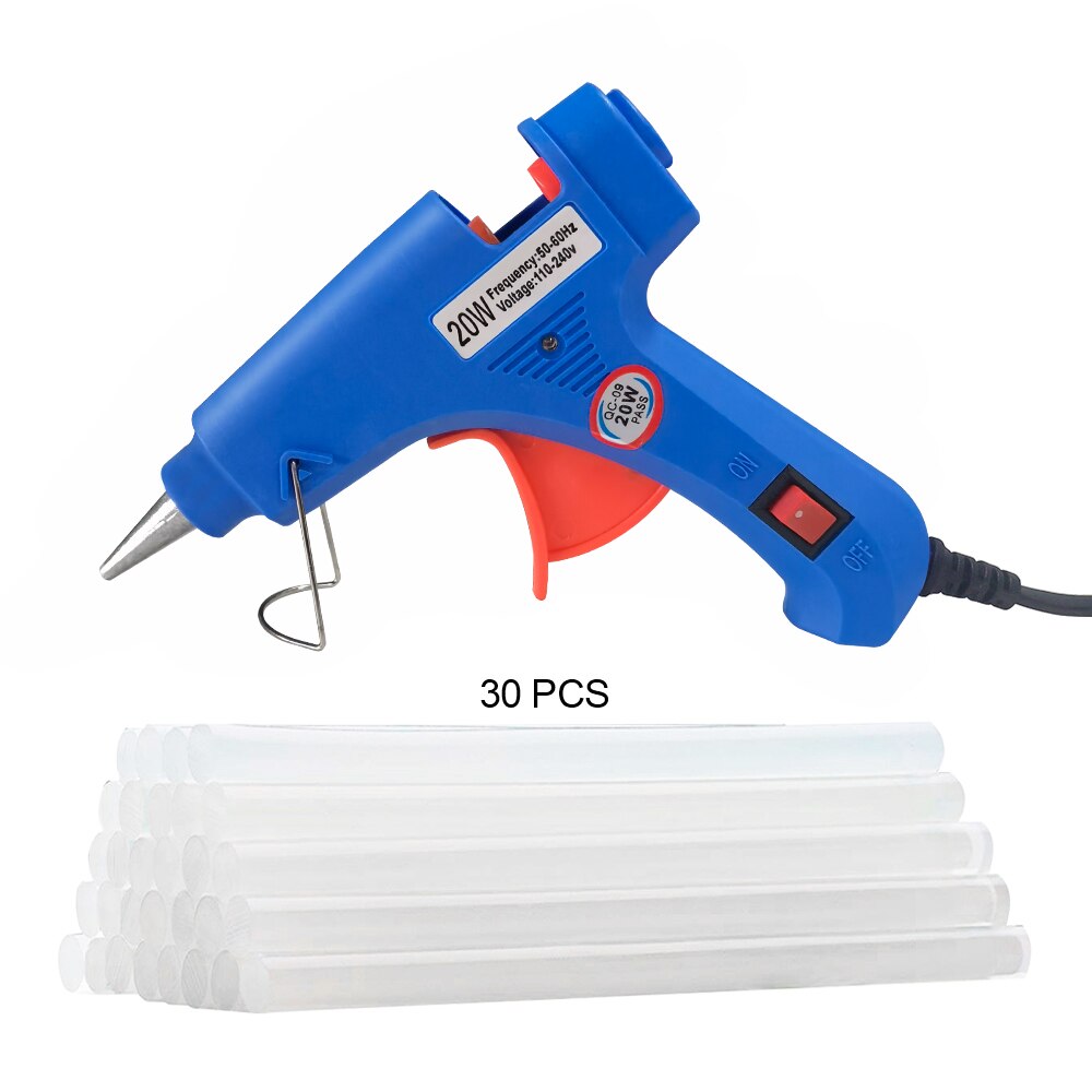 20wホットメルト接着剤銃家庭用工業用ミニガン電気熱温度ツー - Heat Gun Small のレビューと価格