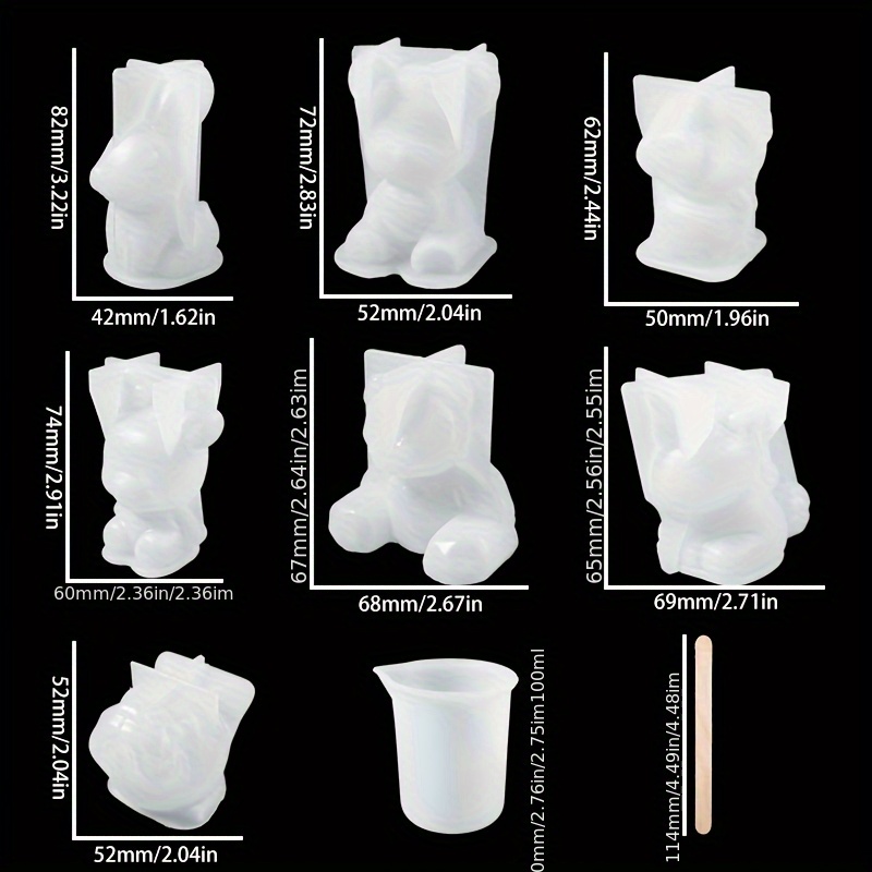 19個入りレジン製モールドセット、レジン製作、デスクトップオ - Resin Jewelry Kit のレビューと価格