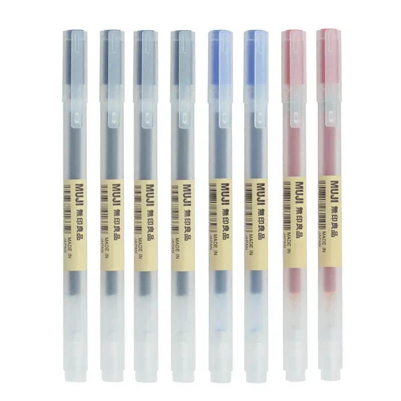 素敵なMUJIゲルペン黒/赤/青0.38/0.5mmインク日 - Muji Stationery Gel Pen のレビューと価格