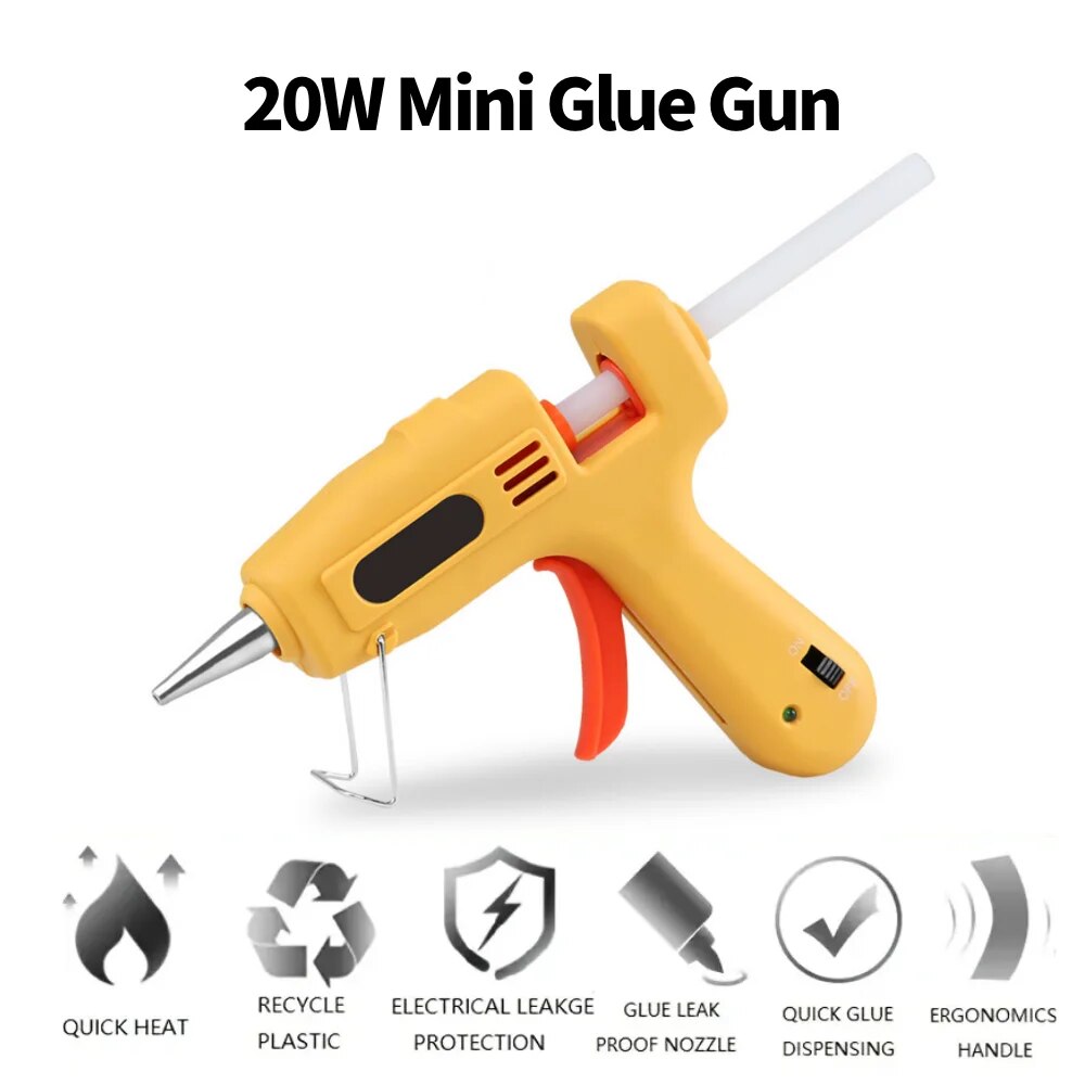 ホットグルーガンキット 20W ミニ DIY 修理用ヒートガ - Heat Gun Small のレビューと価格