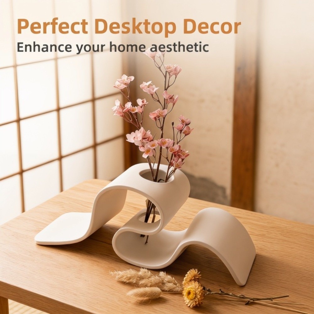 ギフトエレガントな 3D 印刷花瓶 INS 北欧スタイルドラ - Dried Flower Bulk のレビューと価格