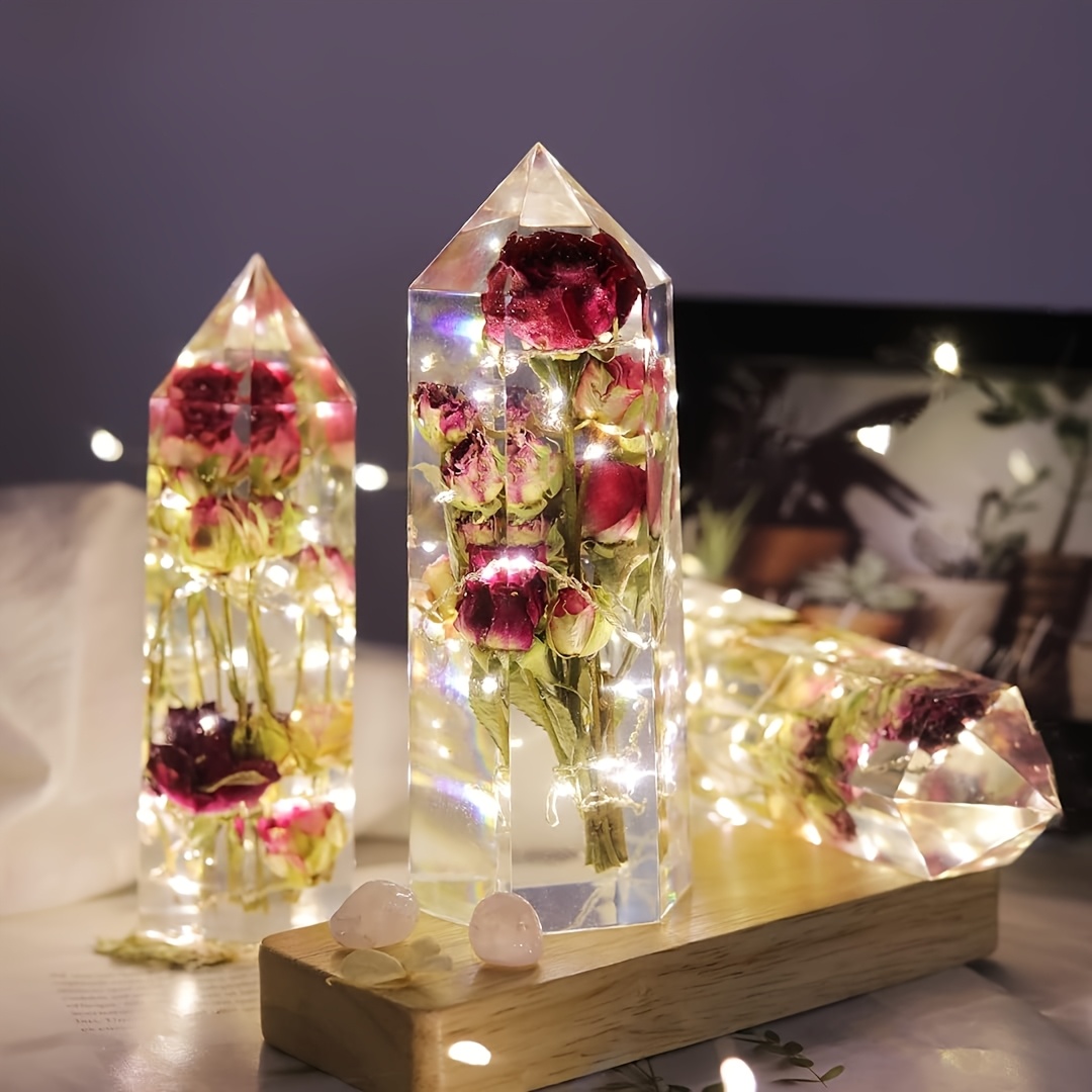 1個入りクリスタタワー樹脂シリコンモールド、DIYドライフラ - Flower Preservation Resin のレビューと価格