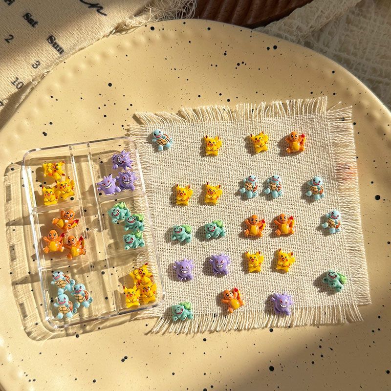ポケモンネイルアートアクセサリー、かわいいミニ3Dゼニガメと - Resin Crafts のレビューと価格