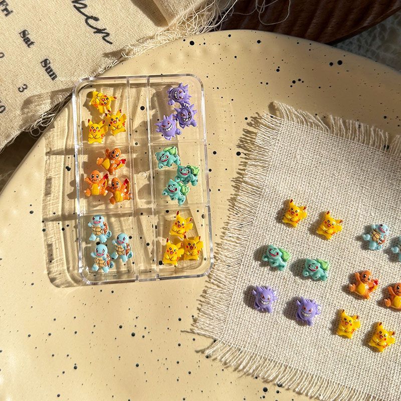 ポケモンネイルアートアクセサリー、かわいいミニ3Dゼニガメと - Resin Crafts のレビューと価格