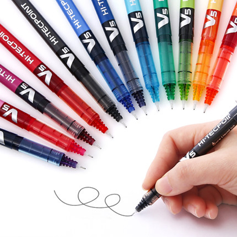 1pc日本パイロットBX-V5水ベースのストレート液体ゲルイ - Pilot Pen V5 のレビューと価格