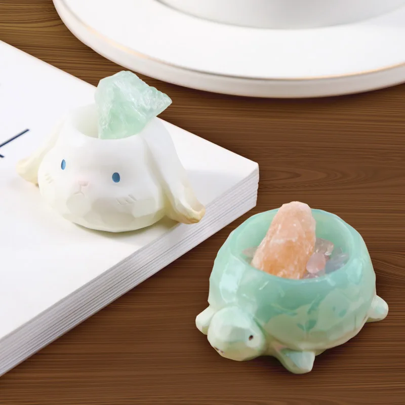 クリエイティブな動物のブラインドボックス、美しいクリスタルデ - Resin Craft Ideas のレビューと価格