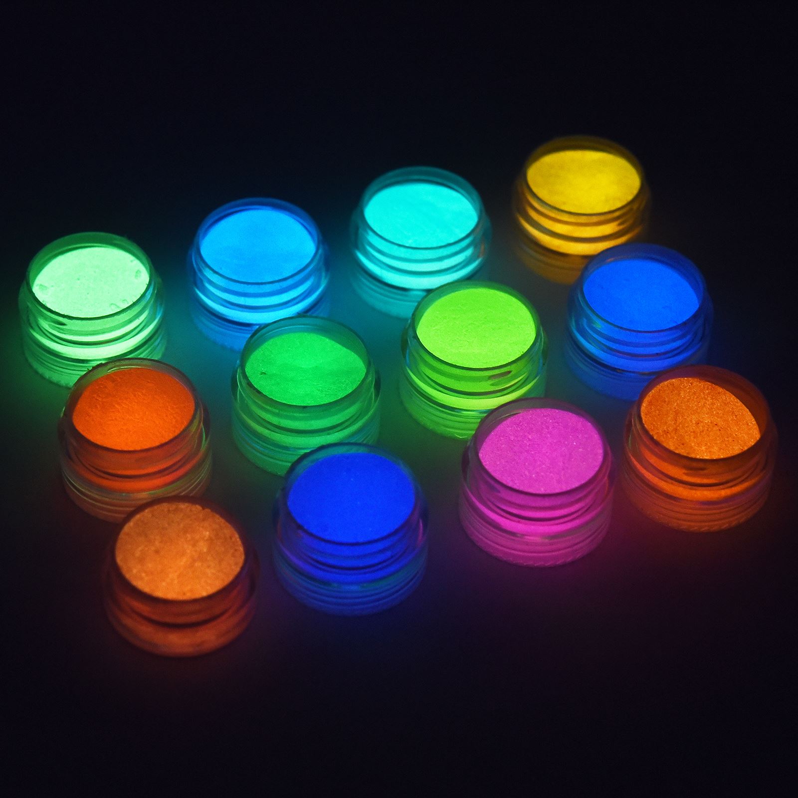 6色/セット夜光パウダー樹脂顔料暗闇で光るパウダーDIY U - Resin Pigment Set のレビューと価格