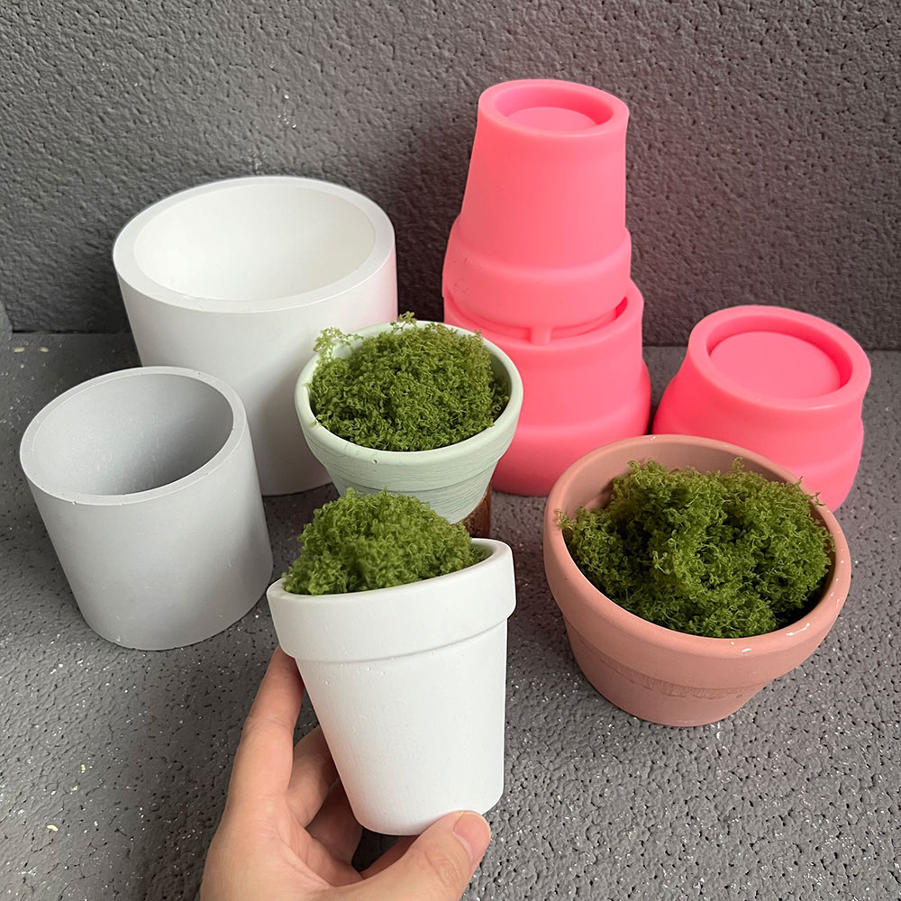 コンクリート植木鉢用シリコンモールド,丸型セメントキャンドル - Coaster Mold Round のレビューと価格